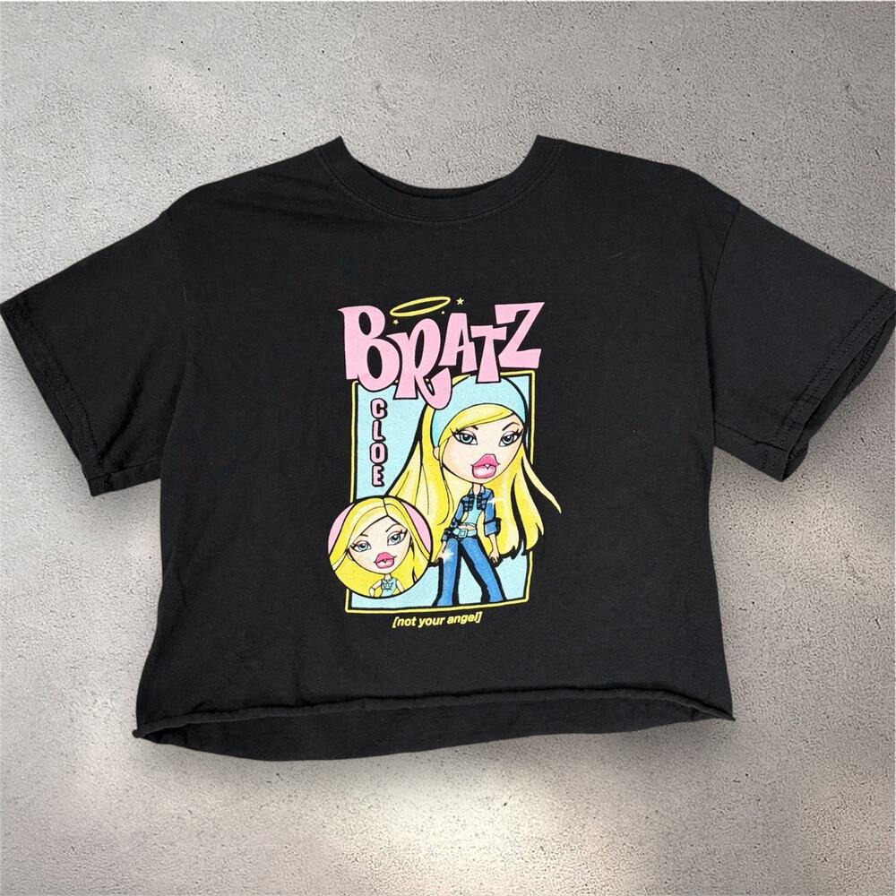 Bratz Cloe [not your angel] Crop Top Women's S Y2K 00s Streetwear Graphic Tee
